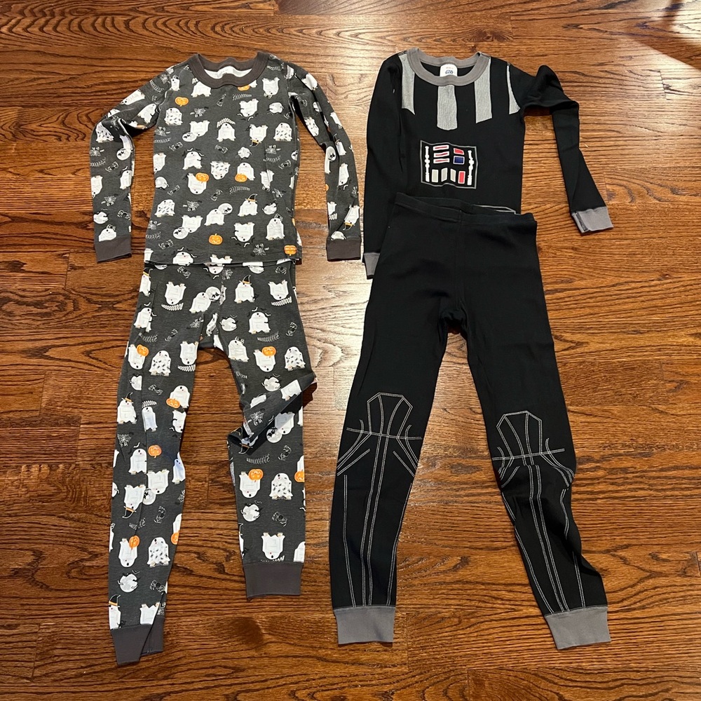 Hanna Andersson Star Wars PJs bundle size 130/8